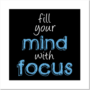 Mindset and Focus Posters and Art